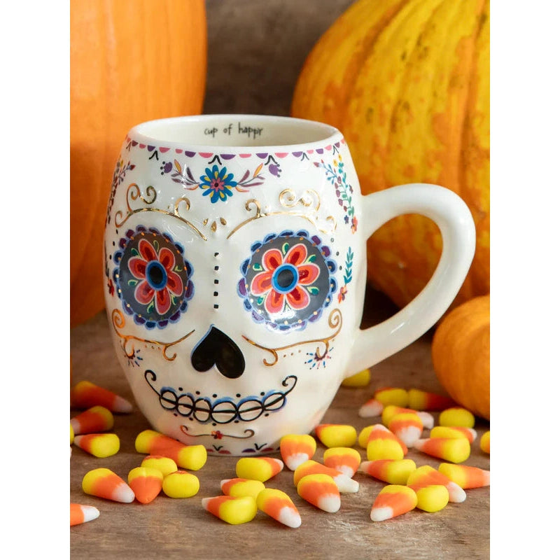 Folk Art Coffee Mug - Coco The Sugar Skull