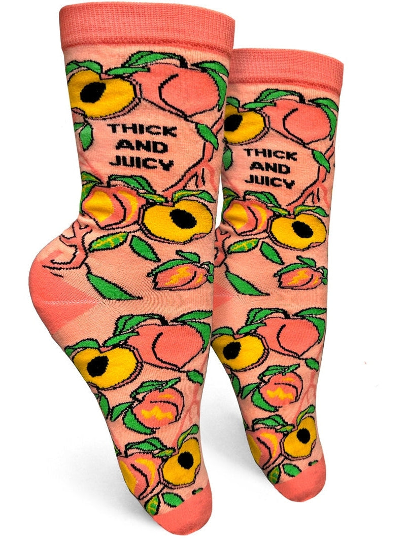 Thick and Juicy Womens Crew Socks