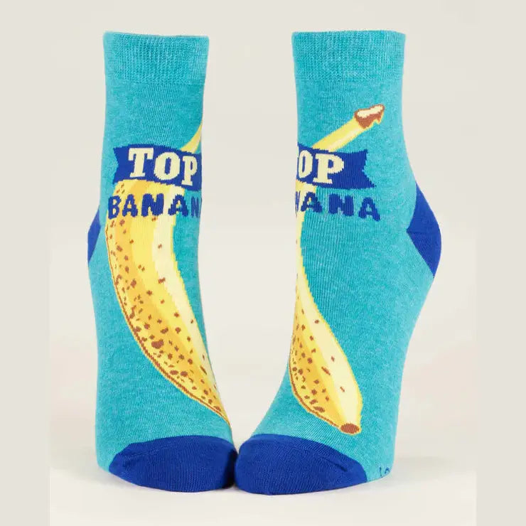 Top Banana Ankle Crew Socks