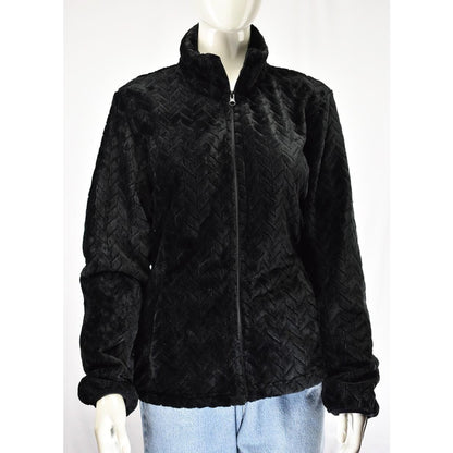Herringbone Plush Jacket
