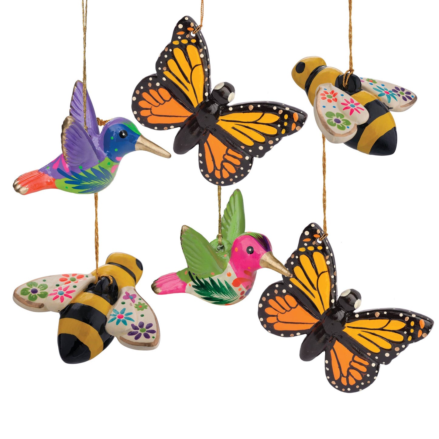 Pollinator Mix - Confetti Ceramic Ornament