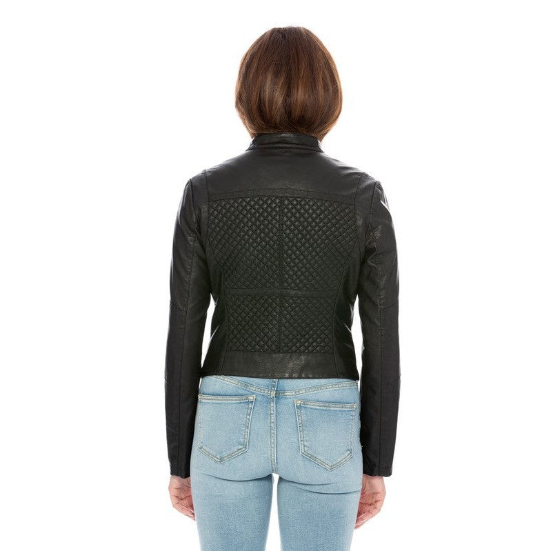 Stitch It To The Limit Vegan Leather Jacket