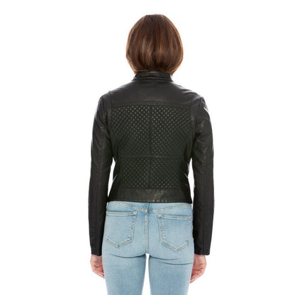 Stitch It To The Limit Vegan Leather Jacket