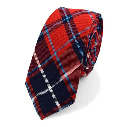 Men's Plaid Necktie