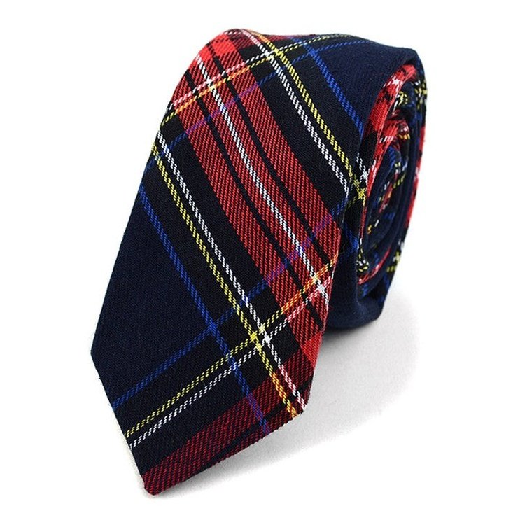 Men's Plaid Necktie