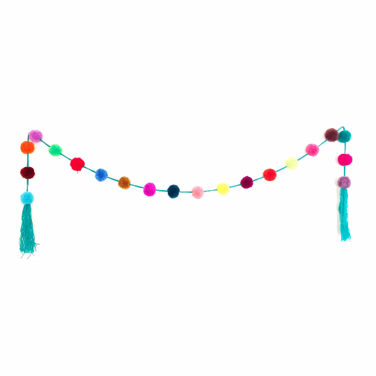 Pom Pom Garland Decor - Mexico