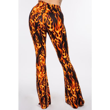 Up In Flames Flare Pants