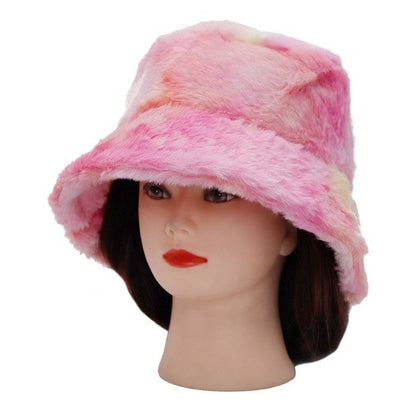 Tie Dye Furry Bucket Hat