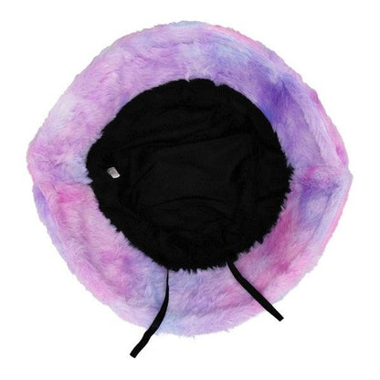 Tie Dye Furry Bucket Hat