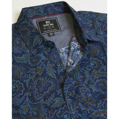 Blue Baroque Flannel Shirt