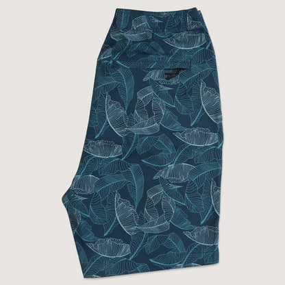 Drawstring Shorts - Leaves