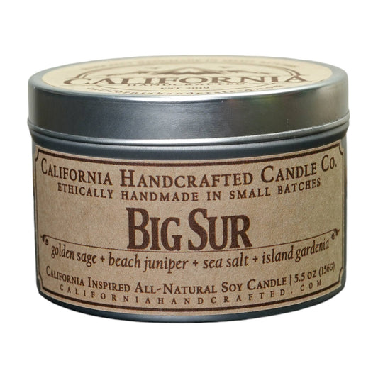 Big Sur All-Natural Soy Wax Travel Candle