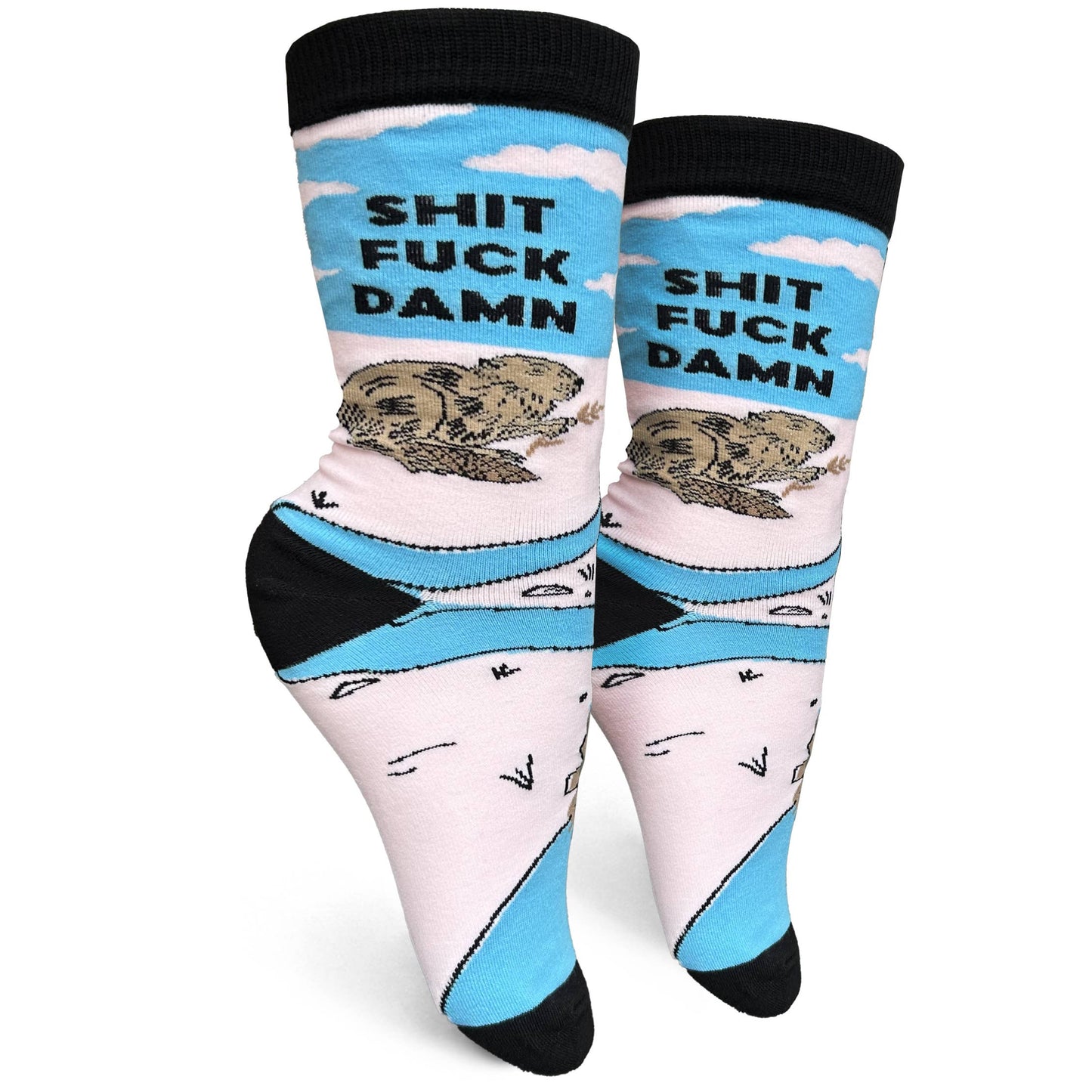 Shit Fuck Damn Women's Crew Socks