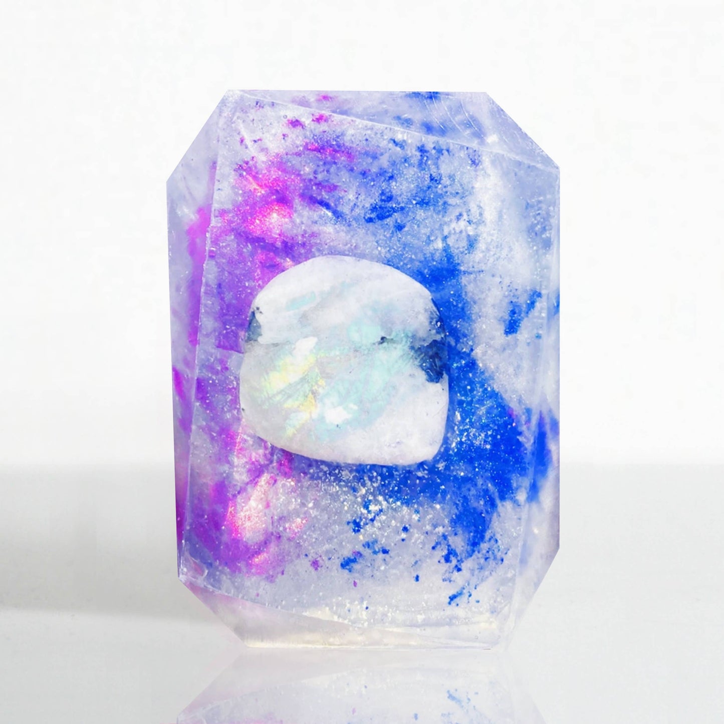 Moon Child - 3oz Rainbow Moonstone Crystal Infused Bar Soap
