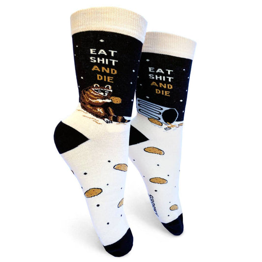 Eat Shit & Die Womens Crew Socks