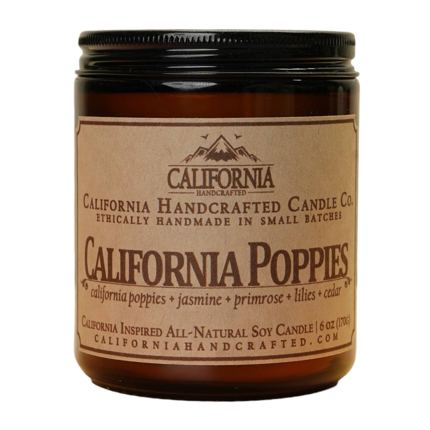 California Poppies All-Natural Soy Candle