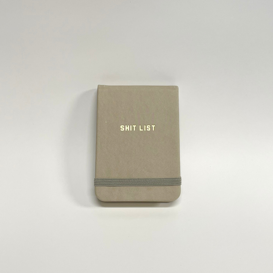 Shit List Leatherette Pocket Journal