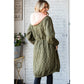 Cierra Quilted Long Jacket