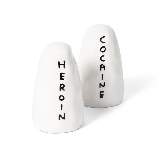 H&C Salt and Pepper Shakers x David Shrigley