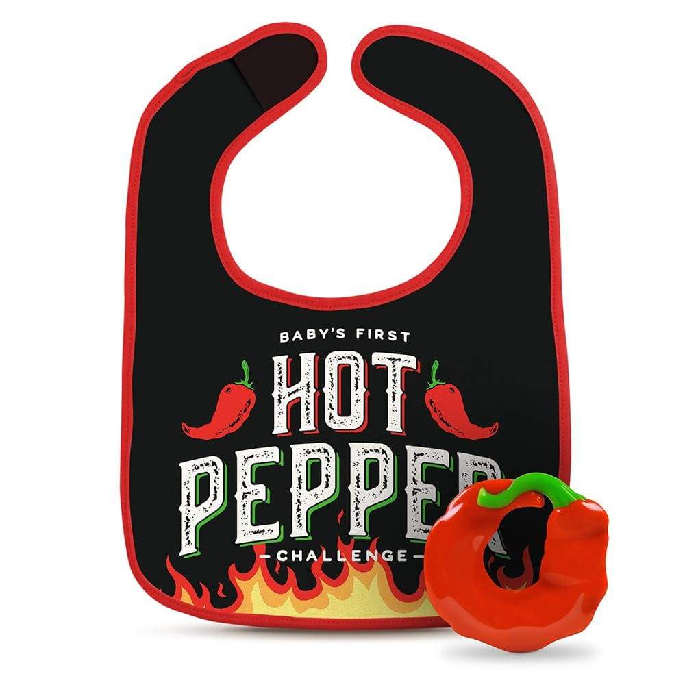 Hot Pepper Bib and Teether Set