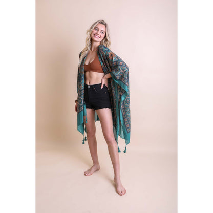 Touch of Morroco Tapestry Tassel Kimono