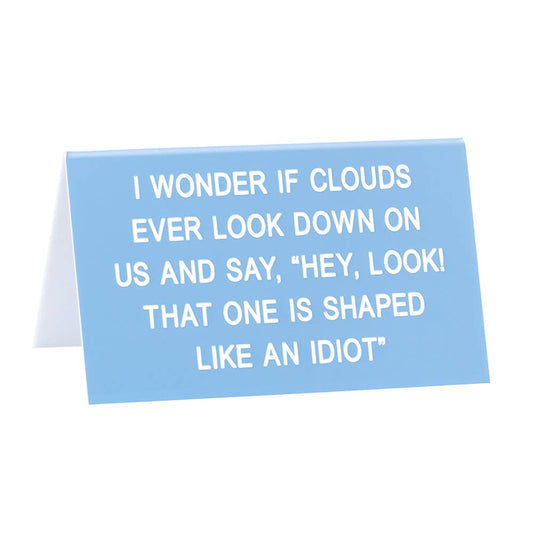 Clouds Large Sign
