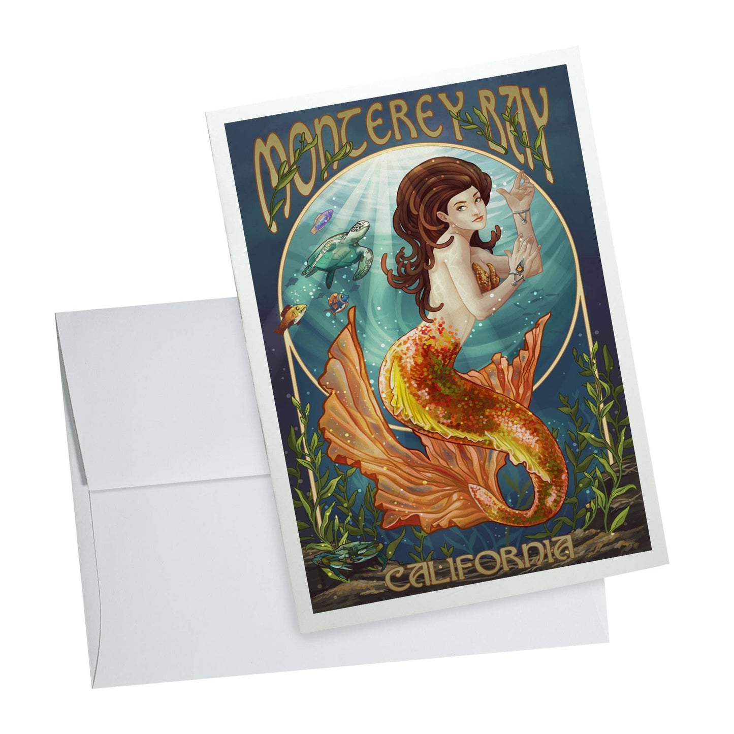 Notecard 52703 Monterey Bay California Mermaid