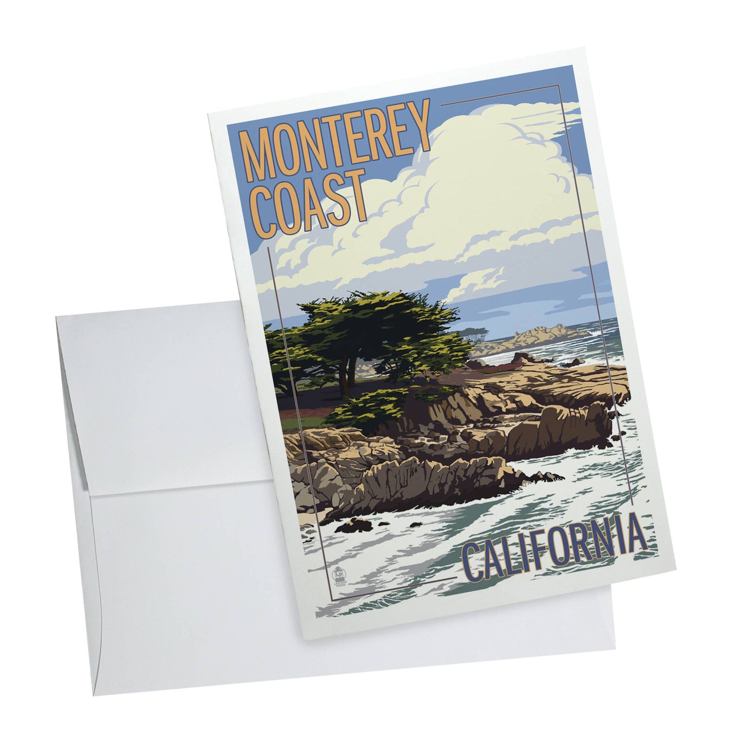 Notecard 31168 Monterey Coast California View of Cypress …