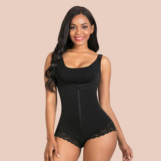 SHAPERX Zip Up Tummy Control Shapewear