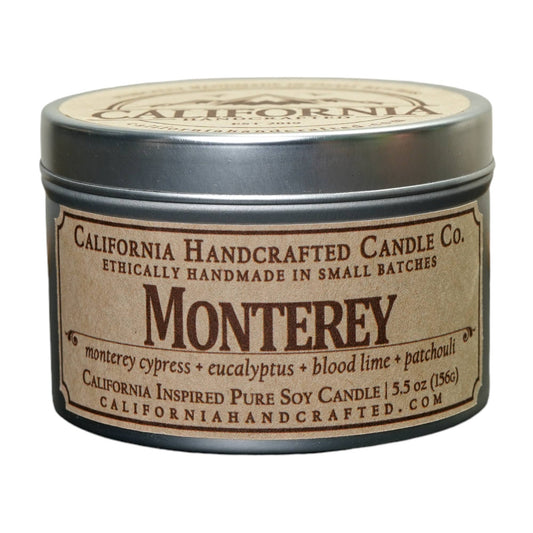 Monterey 5.5 oz. California Inspired Soy Wax Travel Candle