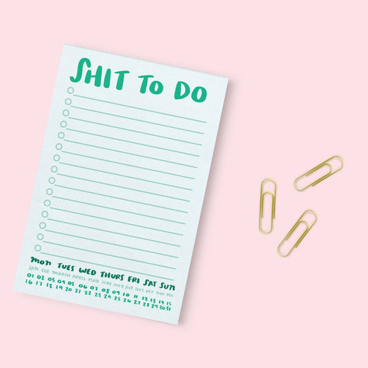 Shit to do notepad