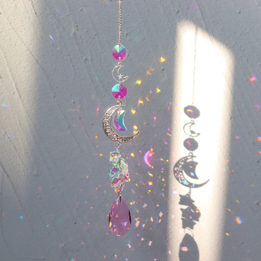 Sun Catcher - Star Moon Hexagons