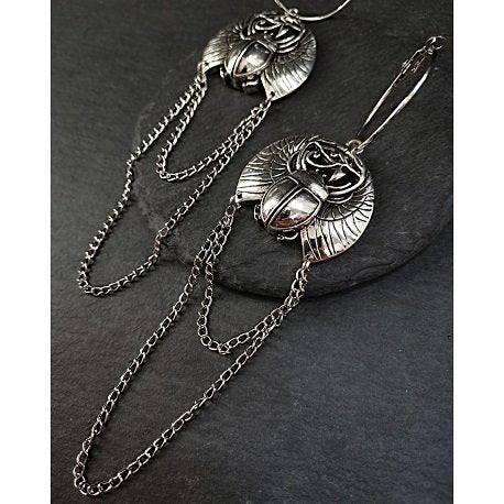 Scarab Eye of Horus Earrings