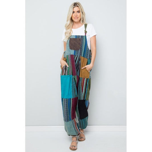 Patchwork Overalls - The Feral Market
