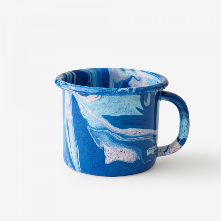 MULTI SWIRL 12OZ MUG COBALT