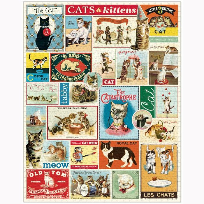 Vintage Puzzle - Cats & Kittens
