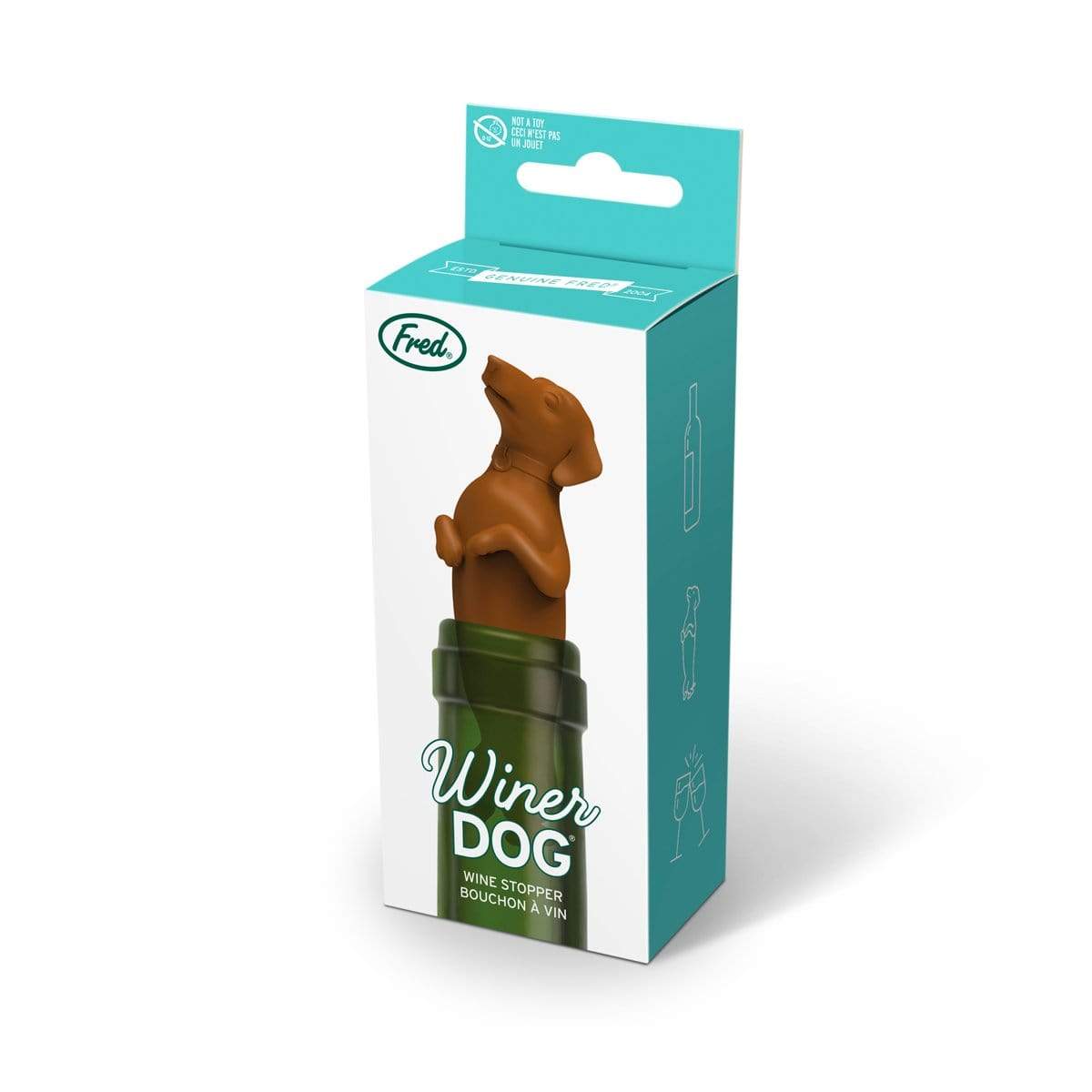 Fred & Friends Winer Dog Wine Stopper - Thumbnail 2
