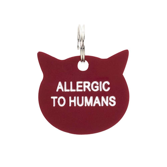 Allergic To Humans Cat Tag