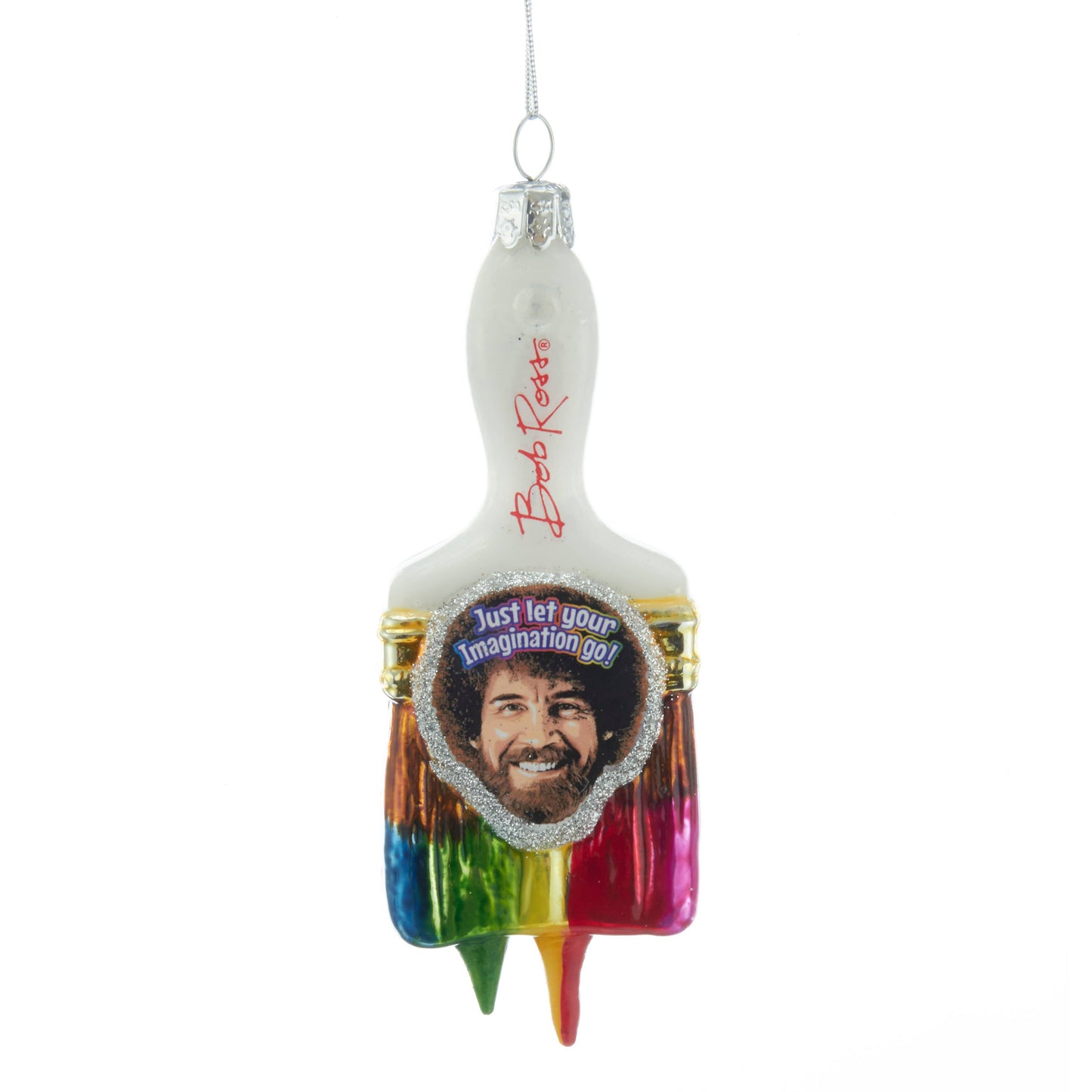 80MM BOB ROSS PAINT BRUSH ORNAMENT