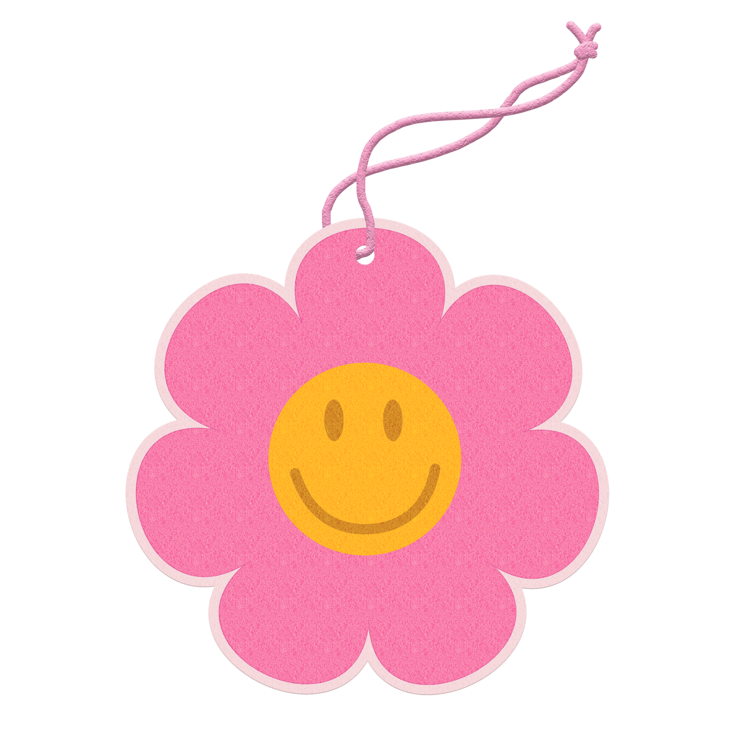 Air Freshener - Pink Smiley Daisy