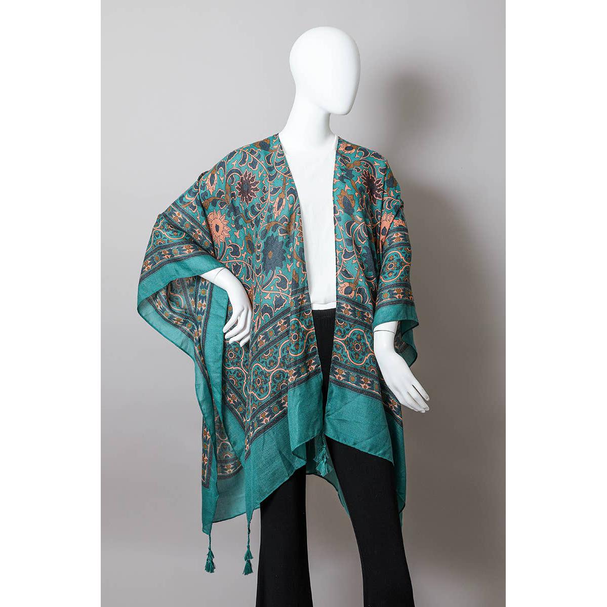 Touch of Morroco Tapestry Tassel Kimono