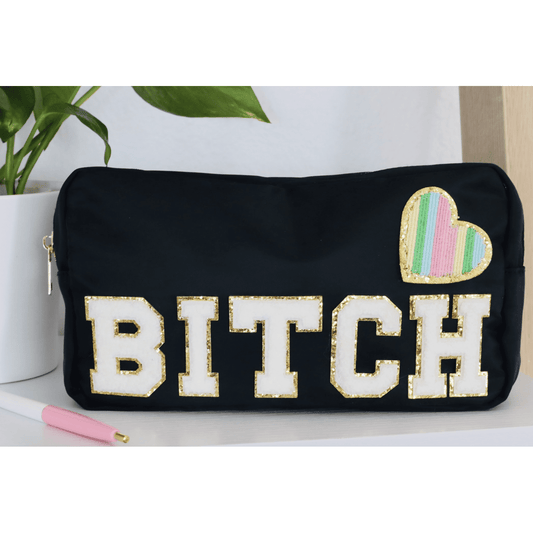 Bitch Pouch w/ Chenille Patches