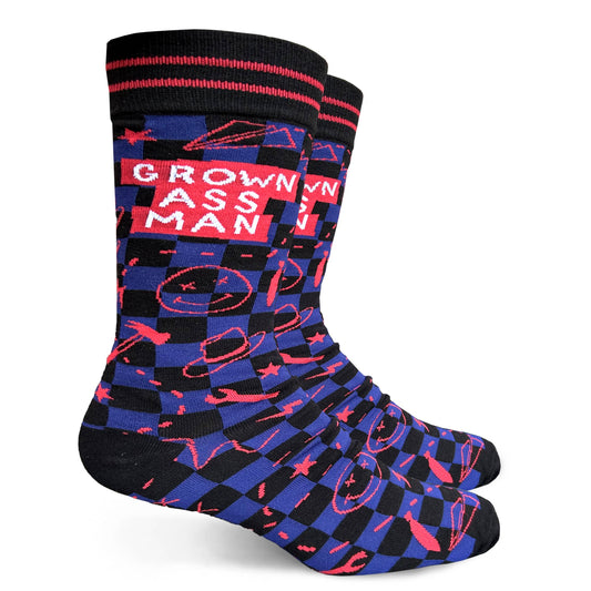 Grown Ass Man Men's Crew Socks - The Feral Market