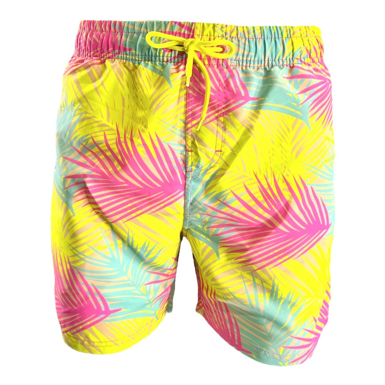 Men's Swim Short - YELLOW PALMS