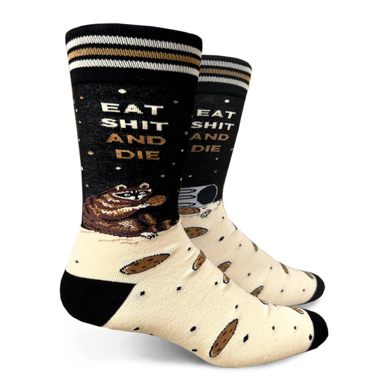 Eat Shit & Die Mens Crew Socks