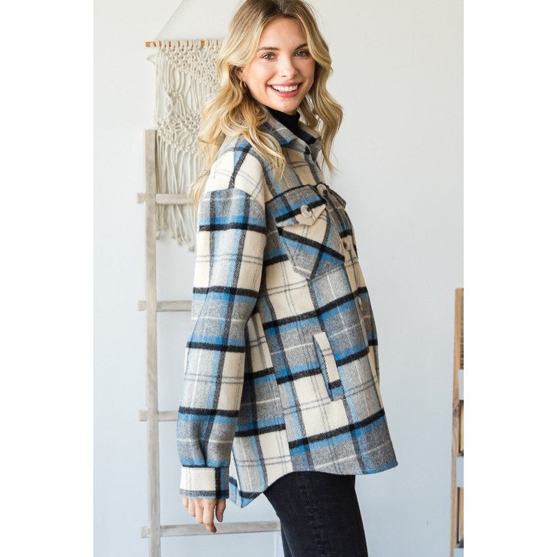 Lucy Plaid Flannel Jacket