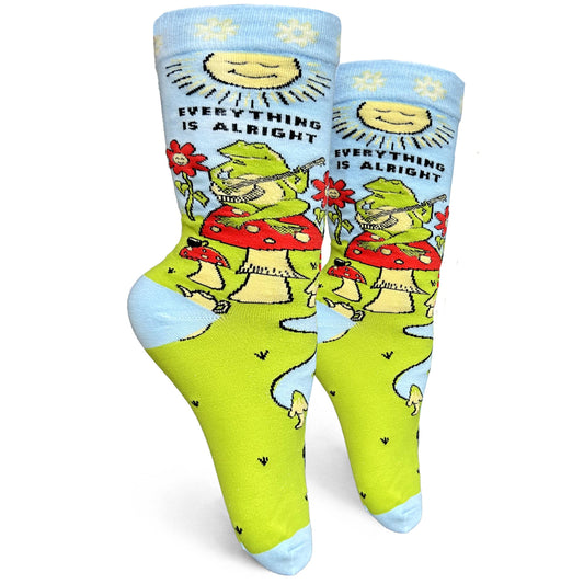 Everything Is Alright Women's Crew Socks