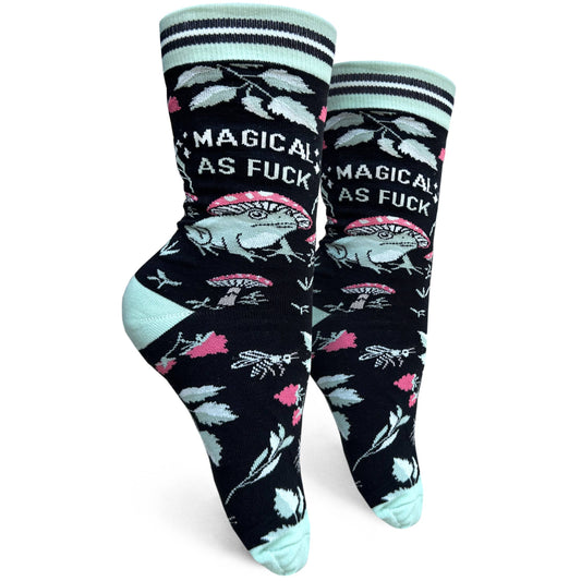 Magical As Fuck Womens Crew Socks