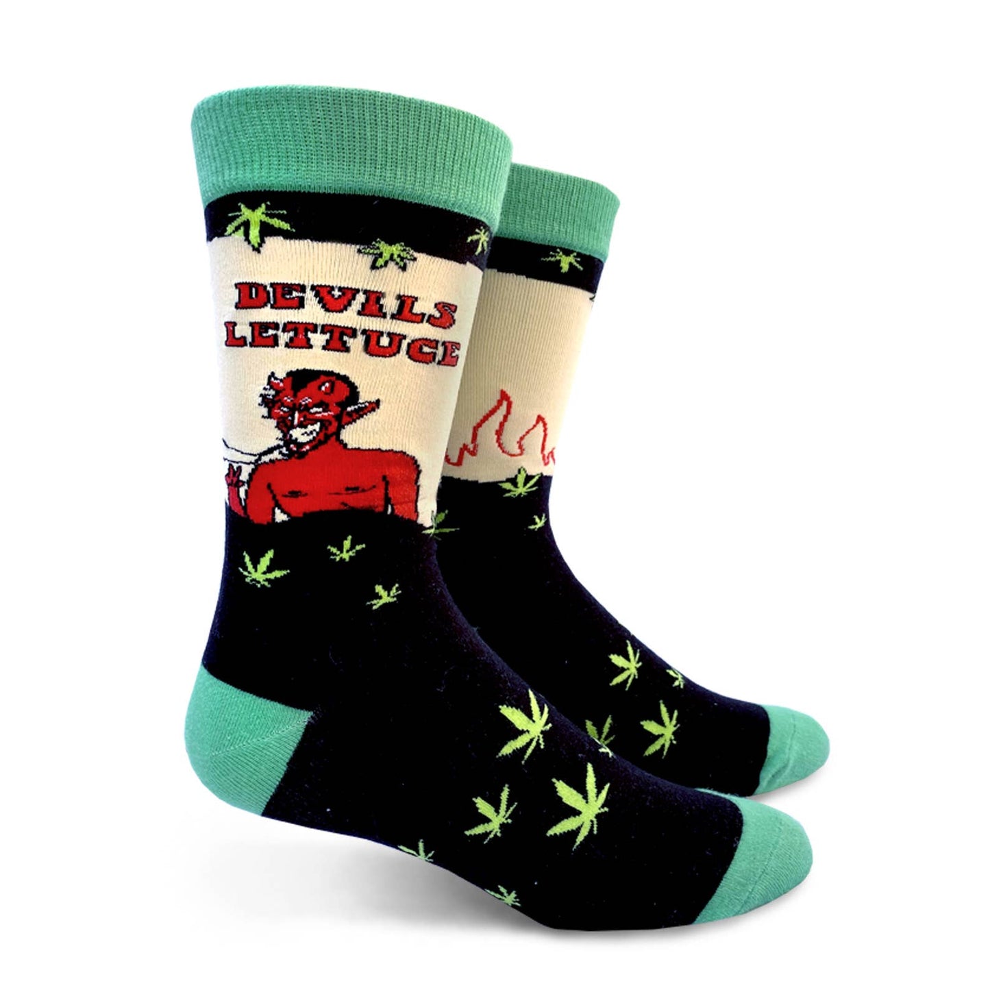 Devils Lettuce Mens Crew Socks