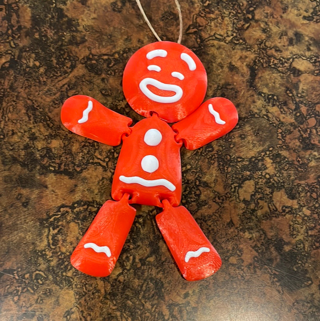 3D Printed Gingerbread Ornament